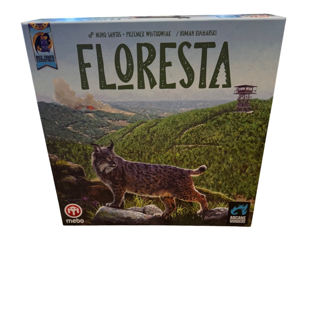 Floresta Board Game Arcane Wonders Mebo Strategy Nature Forest Management New